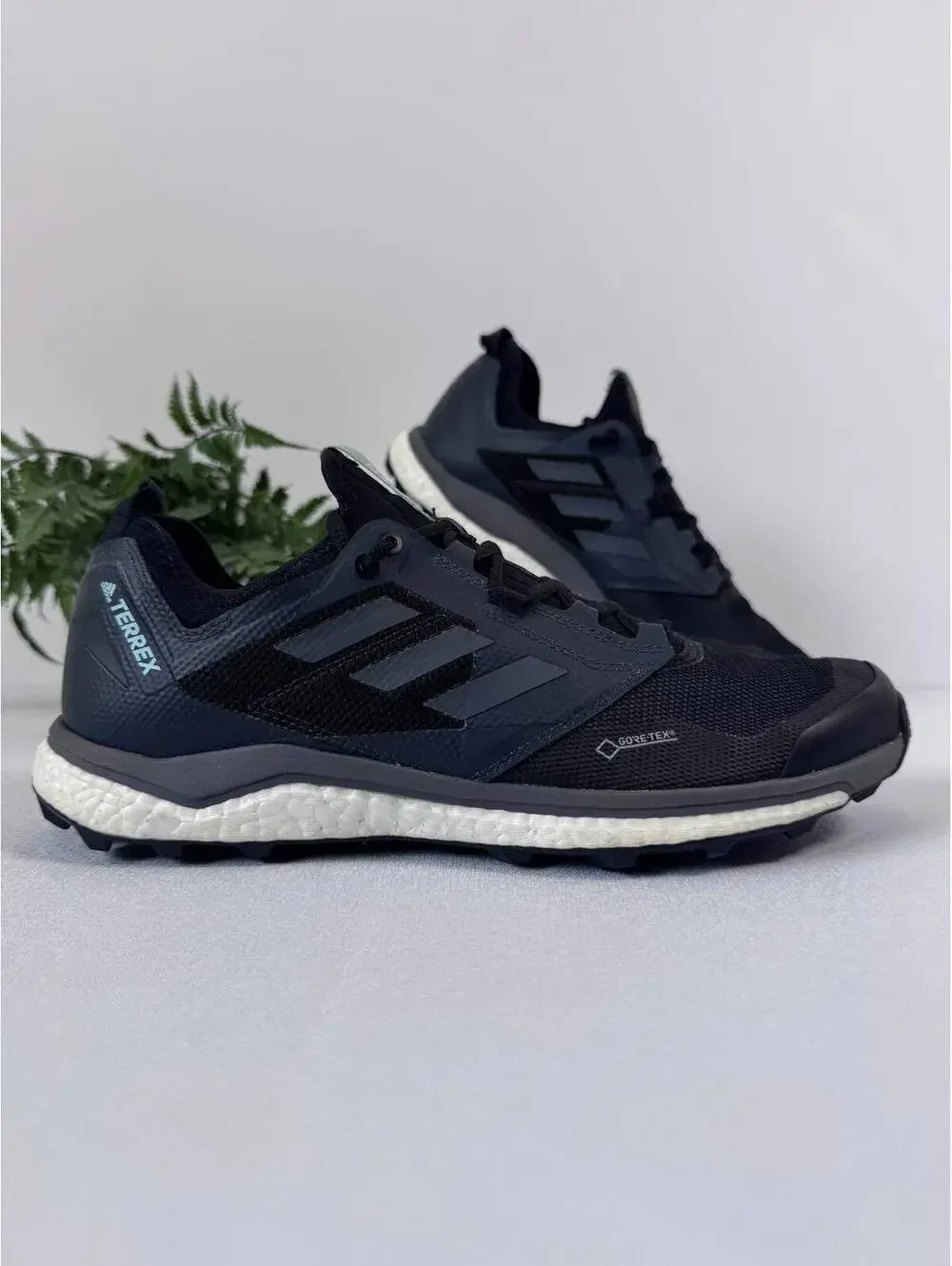 Adidas Terrex Black Boost Trail Running Sneakers Men Size 12.5 Gore-Tex